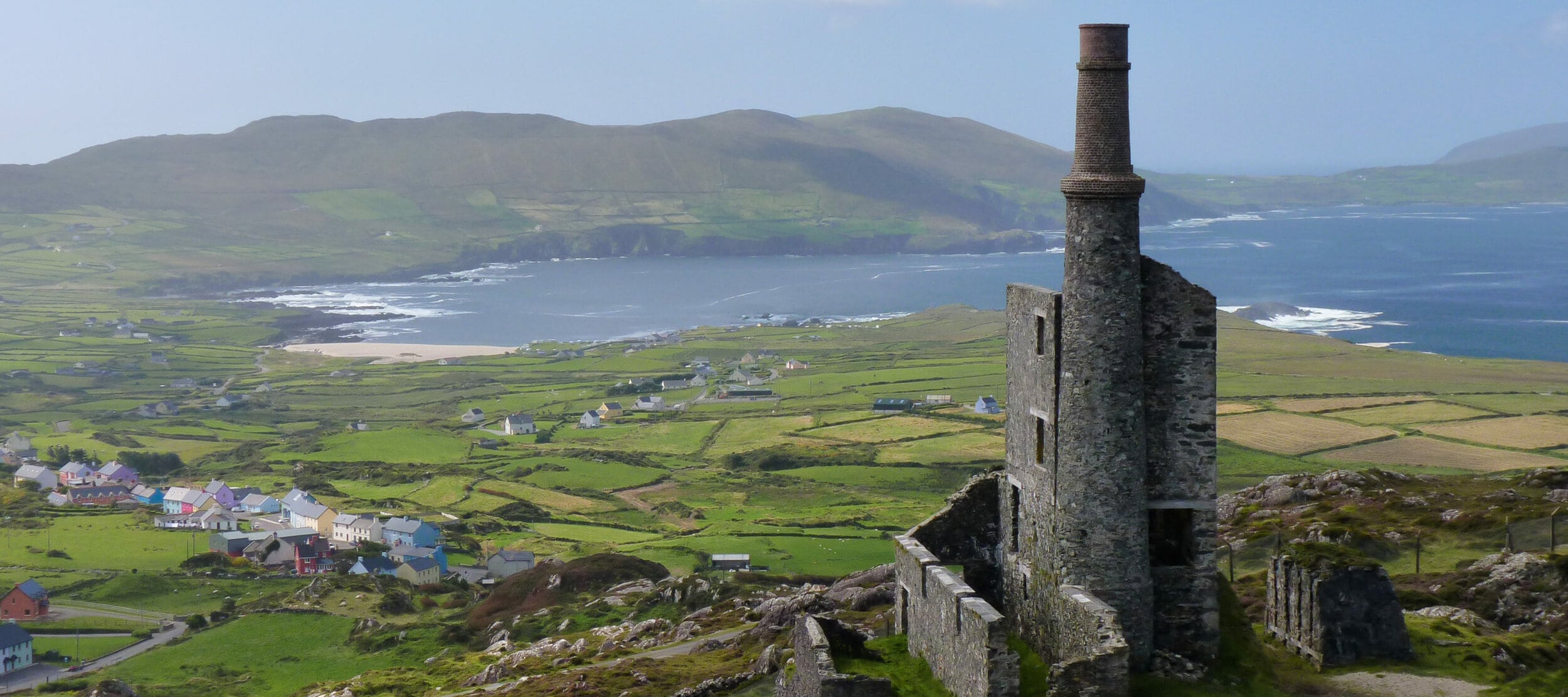 Mountain Mine, Allihies, Ireland. Cousin Jacks worked in most of the Irish mines