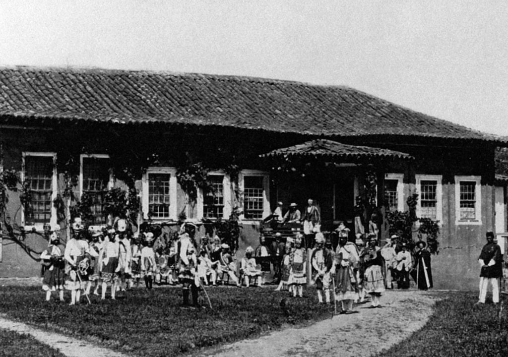 Morro Velho, Brazil, black workers Candago dance 1893