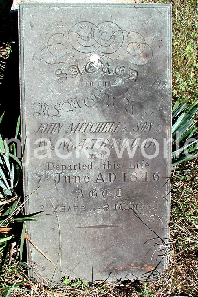 Cornish headstone Morro Velho cemetery