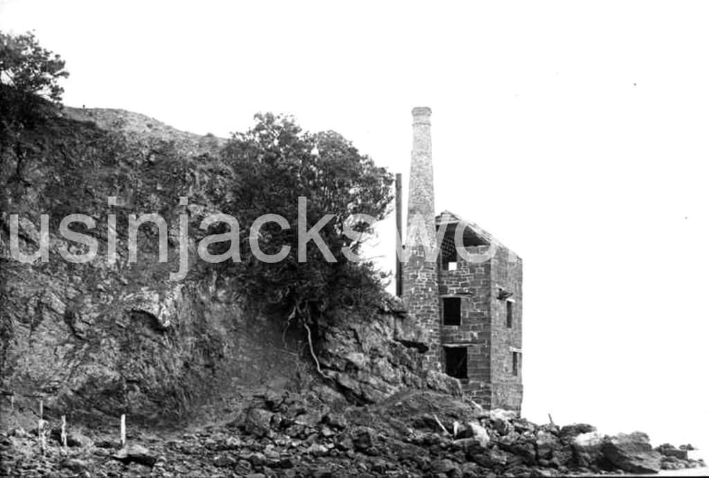 cornish engine house on whitaker's shaft built 1854. Photo by Winkelmann 1900