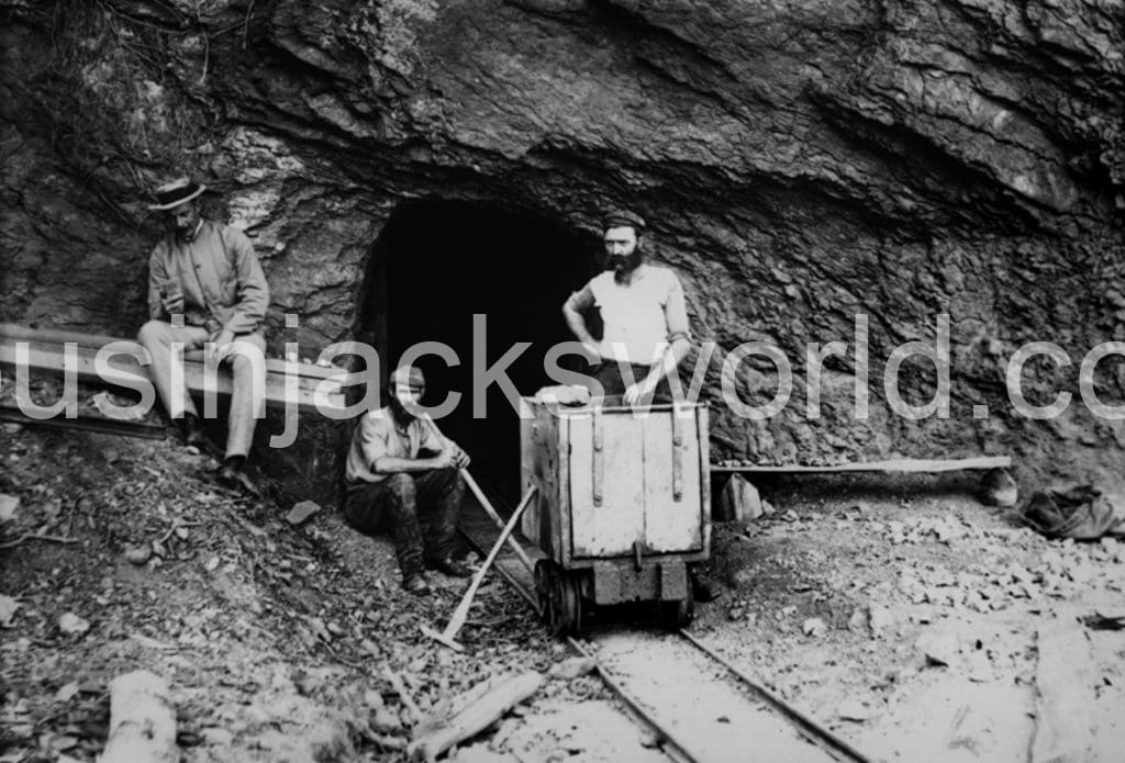 Kawau mine holgate working 1898