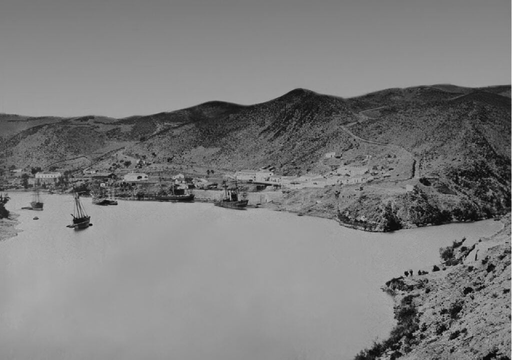 The Port of Pomerão from whence the São Domingos ores were shipped to Britain